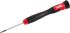 SAM Slotted Precision Screwdriver, 2 mm Tip, 50 mm Blade, 141 mm Overall