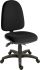 RS PRO Black Fabric Lab Chair, 120kg Weight Capacity