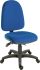 RS PRO Blue Fabric Lab Chair, 120kg Weight Capacity