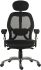 RS PRO Black Fabric Executive Chair, 150kg Weight Capacity