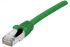 Dexlan Cat6a RJ45 to Ethernet Cable, S/FTP Shield, Green, 2m