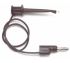 Pomona 3782-24-02 mérővezeték és csatlakozó készlet, Minigrabber® tesztcsipesz
