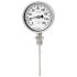 Termometr z zegarem 0 → 250 °C średnica tarczy: 100mm WIKA typ: Tarcza Stopnie Celsjusza