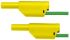 Schutzinger Test lead, 32A, 1kV, Green/Yellow, 500mm Lead Length