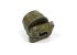 Amphenol Green Cable Clamp, Shell Size 10SL, 12S for use with Jackeetd Cable, Wires Protected by Tubing