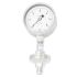 WIKA G 1/2 Analogue Pressure Gauge 4bar Bottom Entry 100mm Outside Diameter