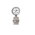 WIKA G 1/4 Analogue Differential Pressure Gauge 10bar Bottom Entry 100mm Outside Diameter