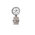 WIKA G 1/4 Analogue Differential Pressure Gauge 100mbar Bottom Entry, 9082956, 0bar min., 732.51