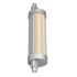 Lampada LED SHOT con base R7S, 230 V, 15 W, col. Bianco freddo, intensità regolabile