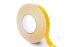 Oboustranná polyesterová páska, Žlutá 12mm x , délka: 50m 0.245mm (tloušťka) F30 RS PRO