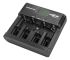 Ansmann AN3811N2 Battery Charger For NiCd, NiMH 9V, AA, AAA, C, D with AUS, EU, UK, USA plug