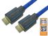 NewLink HDMI-Kabel A HDMI Stecker B HDMI Stecker Premium-Hochgeschwindigkeit 4K @ 60Hz max., 1.8m, Schwarz/Blau