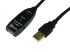 NewLink Male USB A to Female USB A USB Extension Cable, USB 2.0, 15m