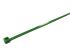 RS PRO Cable Tie, 150mm x 3.6 mm, Green Nylon
