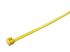 RS PRO Cable Tie, 203mm x 4.6mm, Yellow Nylon, Pk-100