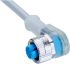 Female M12 to Free End Sensor Actuator Cable, 4 Core, Polyvinyl Chloride PVC, 5m