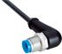 Male M12 to Free End Sensor Actuator Cable, 4 Core, Polyurethane PUR, 10m