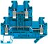 Siemens 8WH1020 Series Blue DIN Rail Terminal Block, 2.5mm², Screw Termination