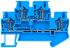 Siemens 8WH2020 Series Blue DIN Rail Terminal Block, 2.5mm², Spring Termination