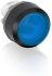 ABB Modular Series Blue Push Button Head, Momentary Actuation, 22mm Cutout