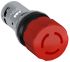 ABB Compact Series Twist Release Emergency Stop Push Button, Panel Mount, 1NC, IP66, IP67, IP69K