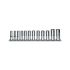 BETA 13-Piece Imperial 3/8 in Deep Socket Set , 12 point