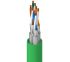 Belden Cat6a Ethernet Cable, SF/FTP Shield, Green, 100m