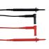 Chauvin Arnoux Test Leads, 15A, 1000V, Black/Red, 1.5m Lead Length