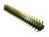 Samtec TMMH Series Right Angle Pin Header, 100 Contact(s), 2.0mm Pitch, 2 Row(s), Unshrouded