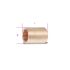 Bussola Bi-esagonale BETA 926BA 38, 38mm, attacco Quadrato 3/4 poll., lunghezza 60 mm