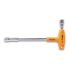 BETA 13 mm Bi-Hex Socket Wrench with T-Handle Handle, 255 mm Overall