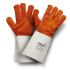 Lebon Protection ANTDI/15 Grey Heat Resistant Leather Welding Gloves, Size 10, Large