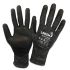 Lebon Protection EASYFIT/SD Black Polyurethane Coated HDPE Cut Resistant Gloves, Size 6, Extra Small, 1 pair Gloves