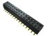 Samtec CLM Series Straight Surface Mount Socket Strip, 20-Contact, 2-Row, 1mm Pitch, Solder Termination
