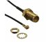 RS PRO MHF1 to Male RP-SMA Coaxial Cable, 152mm, Terminated
