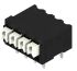 Weidmuller LSF Series PCB Terminal Block, 4-Contact, 3.5mm Pitch, Surface Mount, 1-Row