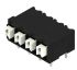 Weidmuller LSF Series PCB Terminal Block, 4-Contact, 5mm Pitch, Surface Mount, 1-Row