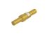 Contacto de alimentación de conector D-Sub CONEC 131C11129X, 3.6mm, Macho, Crimpado, Revestimiento de Oro sobre Níquel,