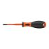 Klein Tools Phillips Insulated Screwdriver, PH1 Tip, 80 mm Blade, VDE/1000V, 180 mm Overall