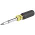 Klein Tools Magnetic Screwdriver Nut Driver(3/8 in 5/16 in 1/4 in), Phillips(No 1 No 2), Slotted(1/4 in 3/16 in),