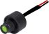 Oxley STR501 Series Green Indicator, 230V dc, 8mm Mounting Hole Size, Lead Wires Termination, IP68
