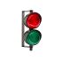 LED světla semaforu LED 2 světelné prvky barva Zelená, červená 85 → 280 V.