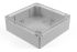 Hammond 1554 Series Polycarbonate Enclosure, IP68, Clear Lid, 7.1 x 7.1 x 2.36in