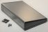 Hammond 1599T Series Black ABS Desktop Enclosure, Sloped Front, 220 x 140 x 46mm