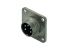 Amphenol Industrial, C091 6 Pole M16 Din, DIN EN 61076-2-106, 7A, 300 V IP67, Screw Coupling, Male, Panel Mount