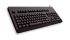 Cherry Wired PS/2, USB Keyboard, QWERTY (UK), Black