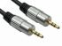 RS PRO Male 3.5mm Stereo Jack to Male 3.5mm Stereo Jack Aux Cable, Black, 3m