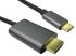 RS PRO Cable, Male USB C to Male HDMI  Cable, 2m