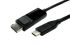 RS PRO Male DisplayPort to Male USB C  Cable, 1m