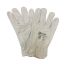 Liscombe Grey Leather Cut Resistant Work Gloves, Size 8, Medium, Leather Coating